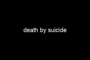 death by suicide